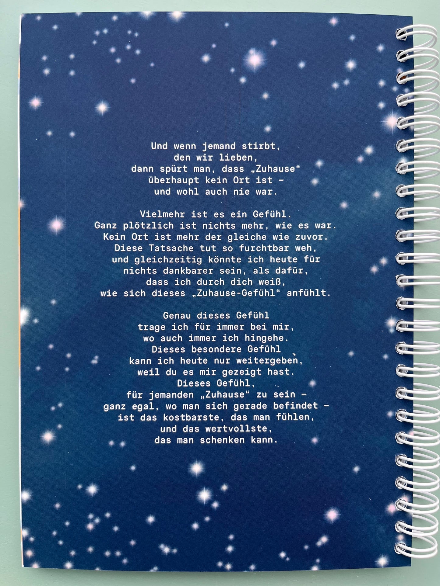 Notizbuch „Trauerlauschen“